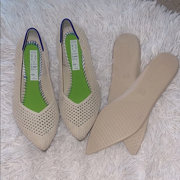 ROTHY’S textured knit the point II cream - Picture 1 of 4